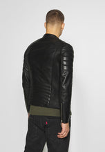 Load image into Gallery viewer, Leather Biker Jacket
