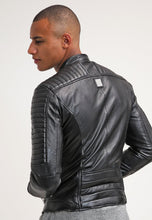 Load image into Gallery viewer, Men’s Black Leather Jacket