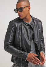 Load image into Gallery viewer, Leather Biker Jacket