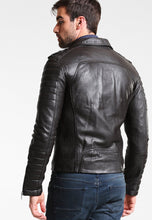 Load image into Gallery viewer, Leather Biker Jacket Online