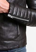 Load image into Gallery viewer, mens biker jacket
