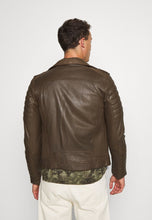Load image into Gallery viewer, Leather Biker Jacket for Men

