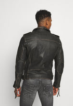 Load image into Gallery viewer, Distressed Biker Jacket