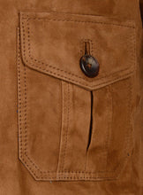Load image into Gallery viewer, Men’s Tan Brown Suede Leather Blazer