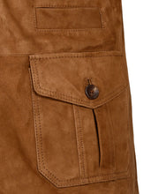 Load image into Gallery viewer, Men’s Tan Brown Suede Leather Blazer