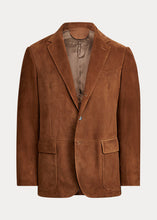 Load image into Gallery viewer, Men’s Tan Brown Suede Leather Blazer