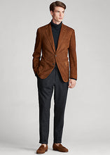 Load image into Gallery viewer, Men’s Tan Brown Suede Leather Blazer