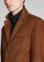 Load image into Gallery viewer, Men’s Tan Brown Suede Leather Blazer