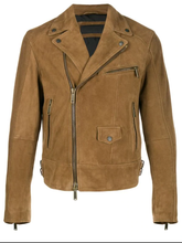 Load image into Gallery viewer, Men’s Brown Leather Jacket