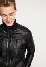 Load image into Gallery viewer, mens bomber leather jacket for sale

