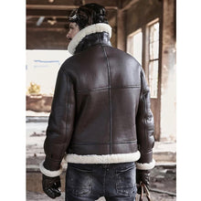 Load image into Gallery viewer, Shearling Leather Jacket