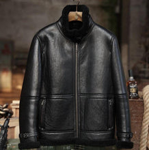 Load image into Gallery viewer, Men's B3 RAF Sheepskin Shearling Aviator Jacket