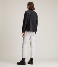 Load image into Gallery viewer, Men’s Black Genuine Cowhide Leather Shirt