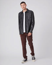 Load image into Gallery viewer, Men’s Black Classic Genuine Leather Shirt