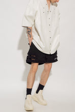 Load image into Gallery viewer, Trendy Men's White Leather Shirt Oversized