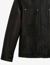 Load image into Gallery viewer, Men’s Black Leather Shirt