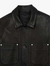 Load image into Gallery viewer, Men’s Black Leather Shirt