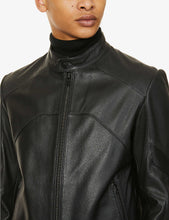 Load image into Gallery viewer, black leather jacket for men