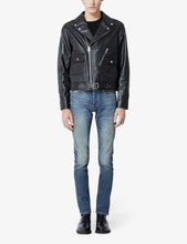 Load image into Gallery viewer, Black Biker Jacket