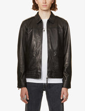 Load image into Gallery viewer, Men’s Black Leather Jacket