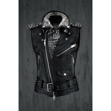Load image into Gallery viewer, Best Leather Punk Vest
