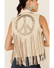 Load image into Gallery viewer, Leather Fringe Vest