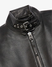 Load image into Gallery viewer, Men’s Black Leather Jacket