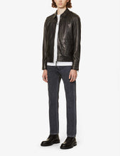 Load image into Gallery viewer, Men’s Black Leather Jacket
