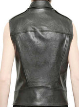 Load image into Gallery viewer, Leather Biker Vest Online