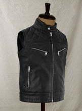 Load image into Gallery viewer, vintage leather vest mens