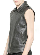 Load image into Gallery viewer, Biker Leather Vest for sale