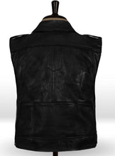 Load image into Gallery viewer, biker leather vest
