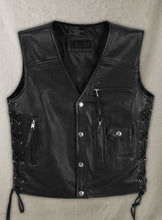 Load image into Gallery viewer, fashion leather vest for men