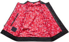 Load image into Gallery viewer, men's leather motorcycle vest