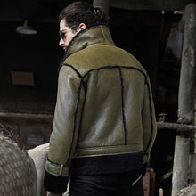 Load image into Gallery viewer, Shearling Leather Coat