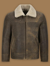 Load image into Gallery viewer, Old Fashion Shearling Jacket
