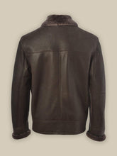 Load image into Gallery viewer, Men's Leather Shearling Coat