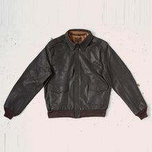 Load image into Gallery viewer, Horseskin Leather Bomber Jacket