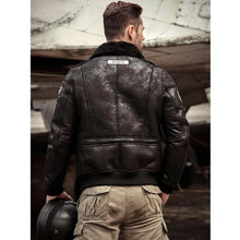 Load image into Gallery viewer, Black Sheepskin Jacket
