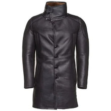 Load image into Gallery viewer, Leather Trench Coat