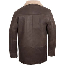 Load image into Gallery viewer, Brown Shearling Coat