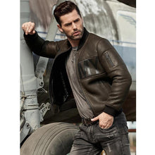 Load image into Gallery viewer, Sheepskin Motorcycle Jacket