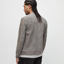 Load image into Gallery viewer, Suede Bomber Jacket