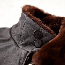Load image into Gallery viewer, Leather Flight Jacket