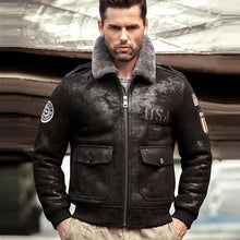 Load image into Gallery viewer, RAF B3 Sheepskin Shearling Bomber Jacket