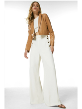 Load image into Gallery viewer, Women’s Tan Beige Sheepskin Leather Blazer Cropped Short Fit