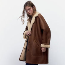 Load image into Gallery viewer, Women's B3 RAF Aviator Flight Bomber Shearling Leather Jacket