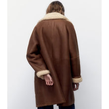 Load image into Gallery viewer, Women's B3 RAF Aviator Flight Bomber Shearling Leather Jacket