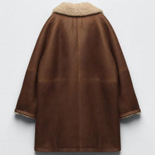 Load image into Gallery viewer, Women's B3 RAF Aviator Flight Bomber Shearling Leather Jacket