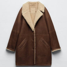 Load image into Gallery viewer, Women's B3 RAF Aviator Flight Bomber Shearling Leather Jacket